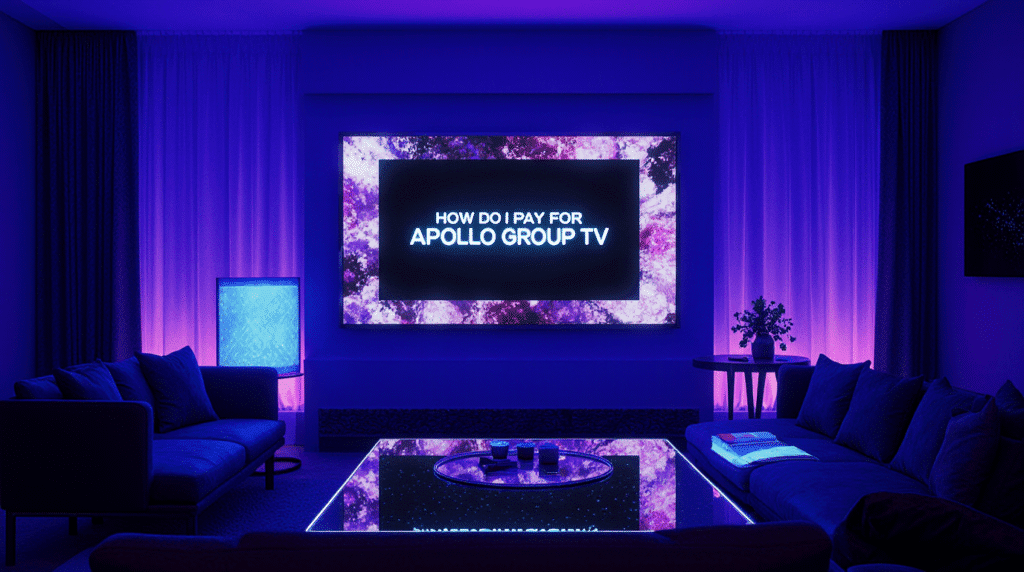 how do i pay for apollo group tv